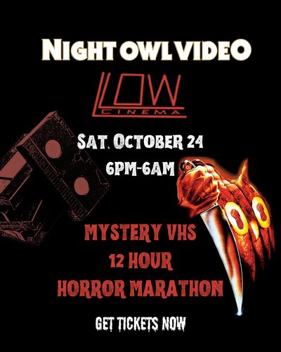 Night Owl Mystery VHS Horror Marathon