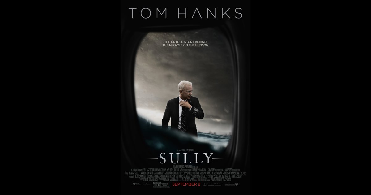 Sully — Jun 9 @ 8:15 PM - Low Cinema