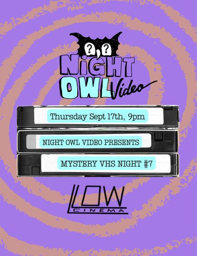 Night Owl Mystery VHS Night #7